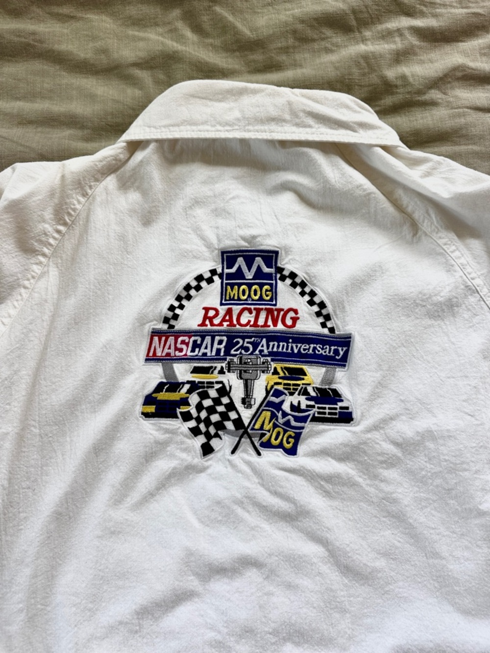 RARE Vintage 90s MOOG Racing NASCAR 25th Anniversary Embroidered Jacket